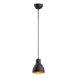 Maxim Lighting Cora Pendant in Black with Gold finish, crafted from durable steel, perfect for modern home decor.