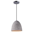 Maxim Lighting Crete LED Pendant in Polished Chrome with Concrete design, perfect for modern home decor.