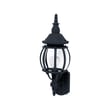 Maxim Lighting Crown Hill Outdoor Wall Light in Black Aluminum, perfect for enhancing outdoor spaces with stylish illumination.
