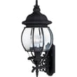Maxim Lighting Crown Hill Outdoor Wall Light in Black Aluminum, perfect for enhancing outdoor spaces with stylish illumination.