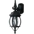 Maxim Lighting Crown Hill 1030/1034 Outdoor Wall Light in Black Aluminum, perfect for enhancing outdoor spaces.