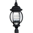 Maxim Lighting Crown Hill Outdoor Post Light in Black Aluminum, perfect for enhancing outdoor spaces with style.