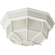 Maxim Lighting Crown Hill Outdoor Ceiling Mount in White Aluminum, perfect for enhancing outdoor spaces with style.