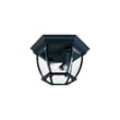 Maxim Lighting Crown Hill Outdoor Ceiling Light in Black Aluminum, perfect for enhancing outdoor spaces with style.
