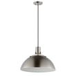 Maxim Lighting Dawn Pendant in Satin Nickel finish, featuring a sleek aluminum design with a modern, minimalist aesthetic.