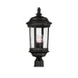 Maxim Lighting Dover Cast Outdoor Post Light with a bronze finish and aluminum construction, featuring a classic lantern design on a sturdy post.