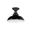 Maxim Lighting Granville Outdoor Ceiling Light in Gloss Black finish, featuring a Steel frame and classic design.