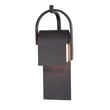 Maxim Lighting Laredo Outdoor Wall Light in Rustic Forge finish, featuring an Aluminum frame with a classic lantern design