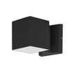 Maxim Lighting Lightray LED Square Outdoor Wall Light in Architectural Bronze finish, featuring a sleek, modern aluminum design for outdoor illumination.