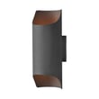 Maxim Lighting Lightray 86119 LED Outdoor Wall Light in Architectural Bronze finish, featuring a sleek aluminum design for modern exterior illumination.