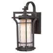 Maxim Lighting Oakville Outdoor Wall Light in Black Oxide finish, featuring a sleek Aluminum frame and clear glass panels.