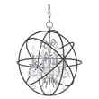 Maxim Lighting Orbit Pendant in Anthracite with Nickel finish, featuring a modern design with steel and crystal elements.