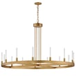 Ovation Chandelier by Maxim Lighting, featuring a sleek aluminum frame with elegant gold finish and multiple tiered lights for a modern, luxurious look.