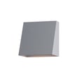 Maxim Lighting Pathfinder LED Outdoor Wall Sconce in Silver finish, featuring a sleek, modern design with a rectangular aluminum frame and soft LED glow.
