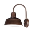 Maxim Lighting Pier M Outdoor Wall Light in Empire Bronze finish, featuring an aluminum frame with a modern design and clear glass panels.