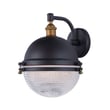 Maxim Lighting Portside Outdoor Wall Light in Oil Rubbed Bronze with Brass finish, crafted from Aluminum