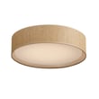 Maxim Lighting Prime LED Flush Mount with a Grass Cloth finish, featuring a sleek Steel frame and an Acrylic diffuser for a modern, elegant look.