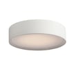 Maxim Lighting Prime LED Flush Mount with Steel frame, Acrylic diffuser, and Oatmeal OM Fabric finish, providing a modern and sleek ceiling light.