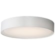 Maxim Lighting Prime LED Flush Mount with a sleek design, featuring a White Linen finish and constructed from durable Steel and Acrylic materials.