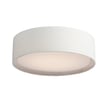 Maxim Lighting Prime LED Flush Mount with Oatmeal OM finish, featuring a sleek Steel frame and Acrylic diffuser, complemented by a Fabric shade.