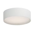 Maxim Lighting Prime LED Flush Mount with a Steel base and White Linen finish, featuring a sleek, modern design.