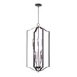 Provident 6-Light Chandelier by Maxim Lighting, featuring an elegant design in Oil Rubbed Bronze finish with steel construction, hanging gracefully.