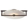 Maxim Lighting Quarry Wall Sconce in Dark Bronze finish, made of Aluminum, mounted on a wall, casting a warm glow.