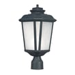 Maxim Lighting Radcliffe Outdoor Hanging Wall Light in Black Oxide finish, made of Aluminum, featuring a classic lantern design with clear glass panels.