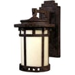 Maxim Lighting Santa Barbara Dark Sky Outdoor Wall Light in Sienna finish, featuring an aluminum frame with a classic, elegant design.
