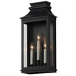 Maxim Lighting Savannah VX Outdoor Wall Sconce in Black Oxide finish, crafted from durable Aluminum, elegantly illuminates with a classic design.