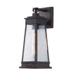 Maxim Lighting Schooner Outdoor Wall Light in Olde Brass finish with a classic lantern design and clear glass panels