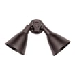 Maxim Lighting Spots Double Outdoor Wall Sconce in Tawny Bronze finish, featuring dual adjustable aluminum heads for versatile outdoor illumination.