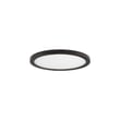 Maxim Lighting Wafer RD LED Surface Mount 3000K in Bronze finish, showcasing a sleek, round design with energy-efficient LED lighting, mounted on a ceiling.