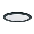 Maxim Lighting Wafer RD LED Surface Mount 3000K in black finish, featuring a sleek aluminum and polycarbonate design for modern illumination.