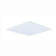 Maxim Lighting Wafer SQ LED Surface Mount 3000K in White finish, featuring a sleek, square design with aluminum and polycarbonate materials.