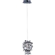 Maxim Lighting Comet 1-Light Mini Pendant with a sleek, modern design, featuring a polished chrome finish and clear glass shade, hanging elegantly.
