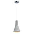 Maxim Lighting Crete 1-Light LED Pendant with a sleek, modern design, featuring a matte finish and minimalist style, hanging from a simple cord.