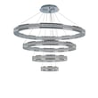 Maxim Lighting Eternity Four Tier Pendant with a sleek chrome finish, featuring cascading crystal accents in a modern, elegant design.
