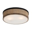 Maxim Lighting Franklin Flush Mount with a sleek, modern design, featuring a brushed nickel finish and a frosted glass shade for soft, ambient lighting.