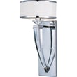 Maxim Lighting Metro Wall Sconce with a sleek, modern design, featuring a brushed nickel finish and a frosted glass shade.