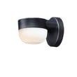 Maxim Lighting Michelle Outdoor Wall Sconce with a sleek metal finish, featuring a clear glass shade and elegant design