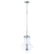Maxim Lighting Retro 6-Light Pendant featuring a sleek, modern design with a brushed nickel finish and clear glass shades, suspended by adjustable rods.