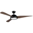 Maxim Lighting Cupola LED Fan in Oil Rubbed Bronze, featuring durable metal, ABS, and PC materials for stylish cooling.