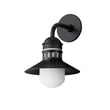 Maxim Lighting Admiralty Outdoor Wall Sconce in Black, featuring durable aluminum and glass for stylish outdoor illumination.