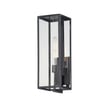 Maxim Lighting Catalina Outdoor Uplight Wall Sconce in Dark Bronze, featuring durable aluminum and glass for stylish outdoor illumination.