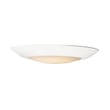 Maxim Lighting Diverse Flush Mount featuring a sleek, round design with a white polycarbonate diffuser and aluminum frame, ideal for modern interiors.