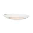 Maxim Lighting Diverse Flush Mount with a white polycarbonate diffuser and steel frame, providing a sleek, modern design for ceiling illumination.