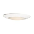Maxim Lighting Diverse Flush Mount with a white polycarbonate shade and steel base, providing a sleek, modern design for ceiling illumination.