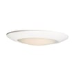 Maxim Lighting Diverse Flush Mount with a white polycarbonate and steel finish, featuring a sleek, modern design suitable for various interiors.