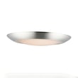 Image of Maxim Lighting's Diverse Flush Mount with a sleek Satin Nickel finish, featuring a round Polycarbonate and Steel design for modern interiors.